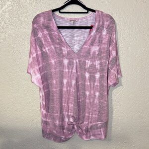 Juicy Couture Lavender Tie-Dye Blouse